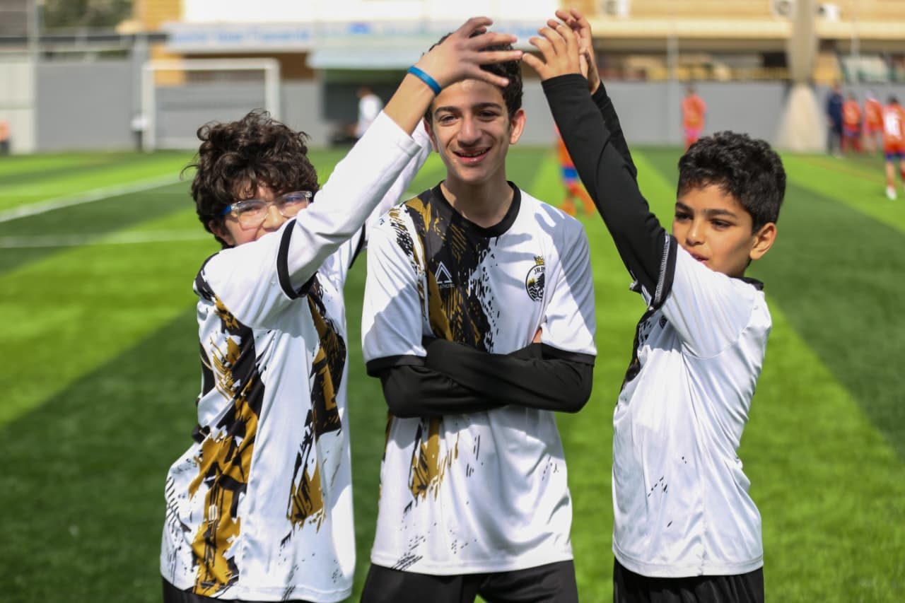 Players celebrating together
